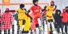 하얀 설원 위에서 펼쳐지는 축구
