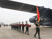 제13차 재한 중국인민지원군 열사 유해 인도식 거행...중국 측, 한국의 노고에 "감사" 표해