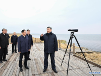 시 주석, 中 네이멍구 우란차부 시찰...자연보호구 방문