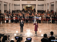 中 전인대 세 번째 "대표 통로" 집중 인터뷰, 베이징 인민대회당서 열려