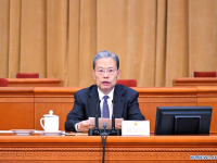 제14기 전인대 4차 회의, 예비회의 통해 주석단∙비서장 선출…회의 의제 표결 통과