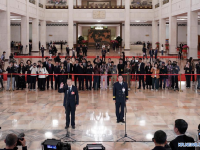 中 전인대 제14기 제4차 회의 두 번째 "대표통로" 기자회견